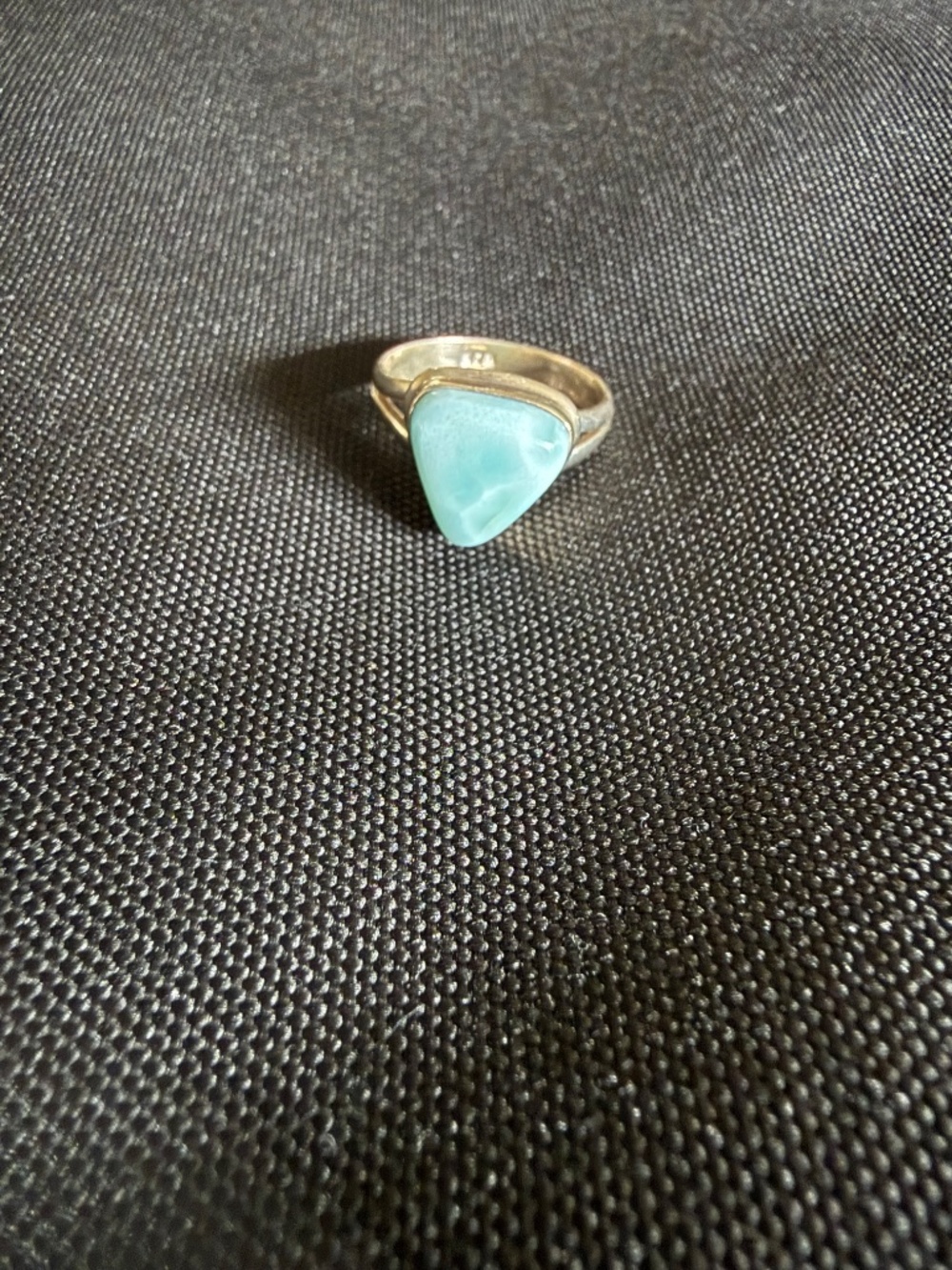 Vintage trillion cut Lamar ring